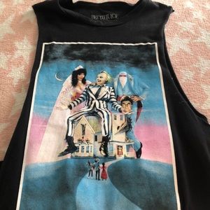 BeetleJuice cut tank top